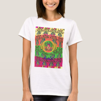 Cute Nice & Lovely Floral Motif Art Print Design T-Shirt
