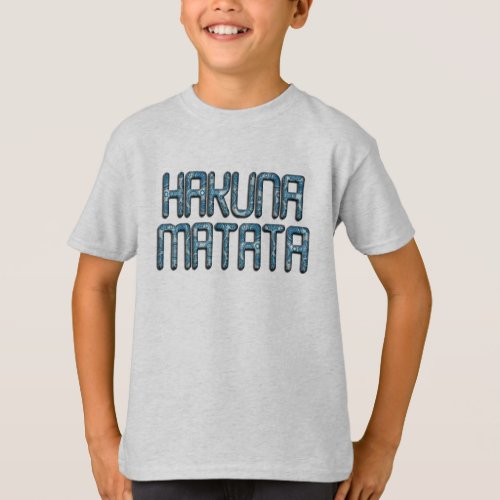 Cute Nice Lovely Hakuna Matata Design Text art T_Shirt