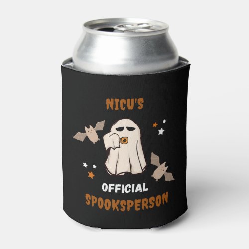 Cute NICU Halloween  NICU official spooksperson Can Cooler