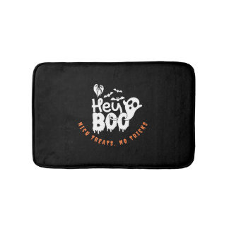 Cute NICU Halloween NICU treats, no tricks Bath Mat