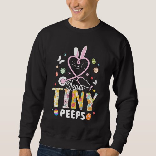 Cute Nicu Picu Ld Nurse Easter Day Stethoscope Cu Sweatshirt