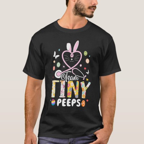 Cute Nicu Picu Ld Nurse Easter Day Stethoscope Cu T_Shirt