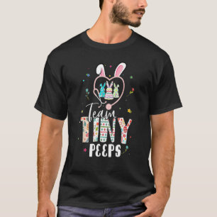 Cute Nicu Picu L&d Nurse Easter Day Stethoscope Cu T-Shirt