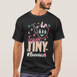 Cute Nicu Picu L&d Nurse Stethoscope Easter Day Bu T-Shirt
