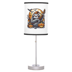 Cute Night Sloth Halloween Classic T-Shirt Table Lamp