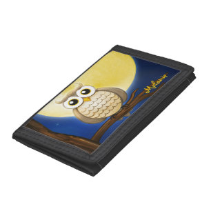 Cute Night Wise Owl Wallet