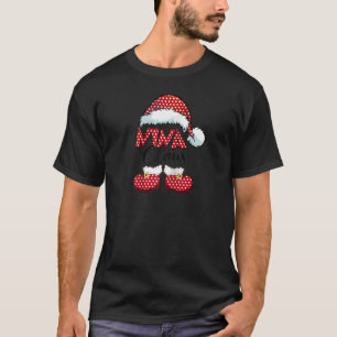 Cute Nina Claus New Christmas Santa Claus Raglan B T-Shirt