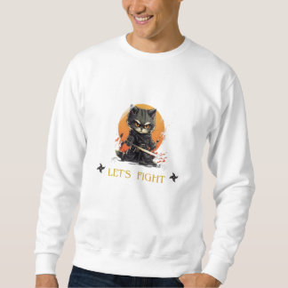 Cute ninja cat  sweatshirt