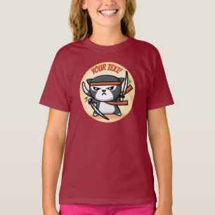 Cute Ninja Cat T-Shirt