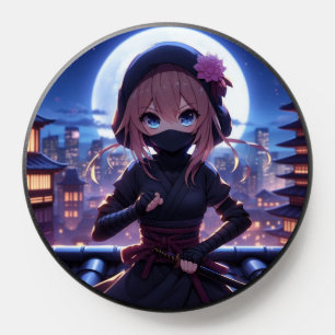 Cute Ninja/Samurai warrior girl PopSocket
