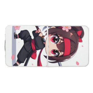 Cute ninja warrior blossom girl beer pong table