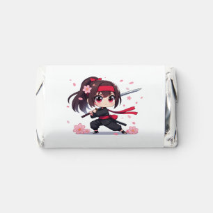 Cute ninja warrior blossom girl hershey's miniatures