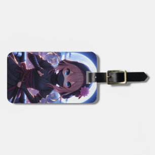 Cute ninja warrior girl  luggage tag