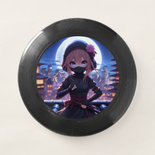 Cute ninja warrior girl  Wham-O frisbee