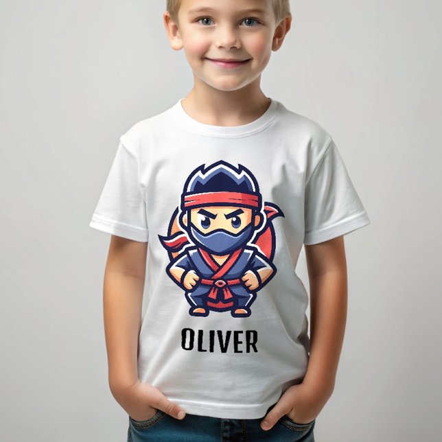 Cute Ninja Warrior Personalized T-Shirt (Creator Uploaded)