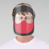 Cute Ninja with Red Mask Face Shield (Insitu)