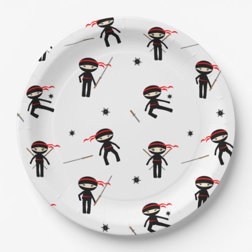 Cute Ninjas Paper Plates