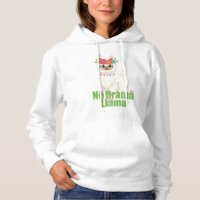 Cute No Drama Llama With Floral Crown