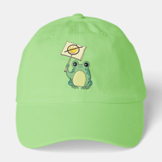 Cute No Kings Green Frog Hat