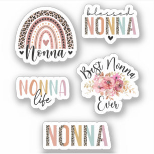 Cute Nonna Nana Gift, Grandmother, Nonna Pack Sticker