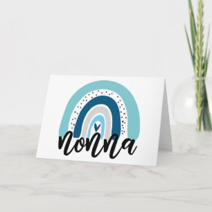 Cute Nonna Rainbow Card