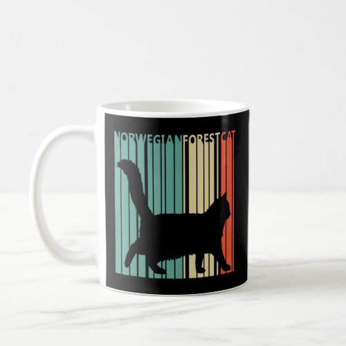 Cute Norwegian Forest Cat  Coffee Mug