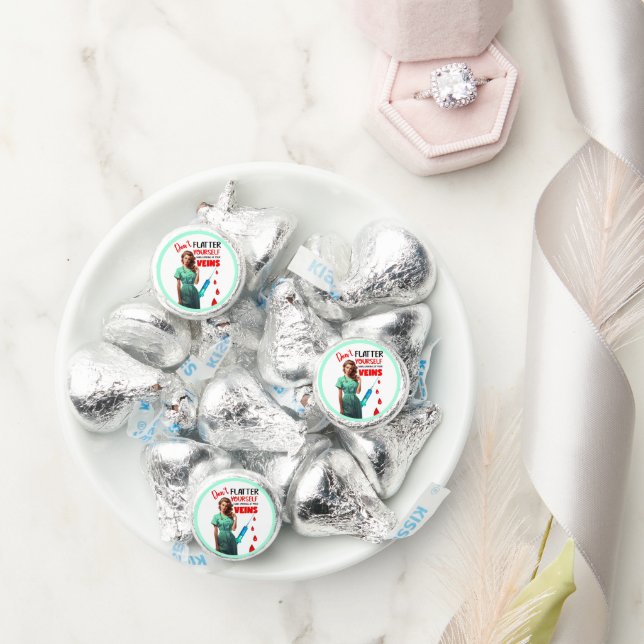 Cute Nostalgic Nurse_ Don't Flatter Yourself Hershey®'s Kisses® (Wedding)