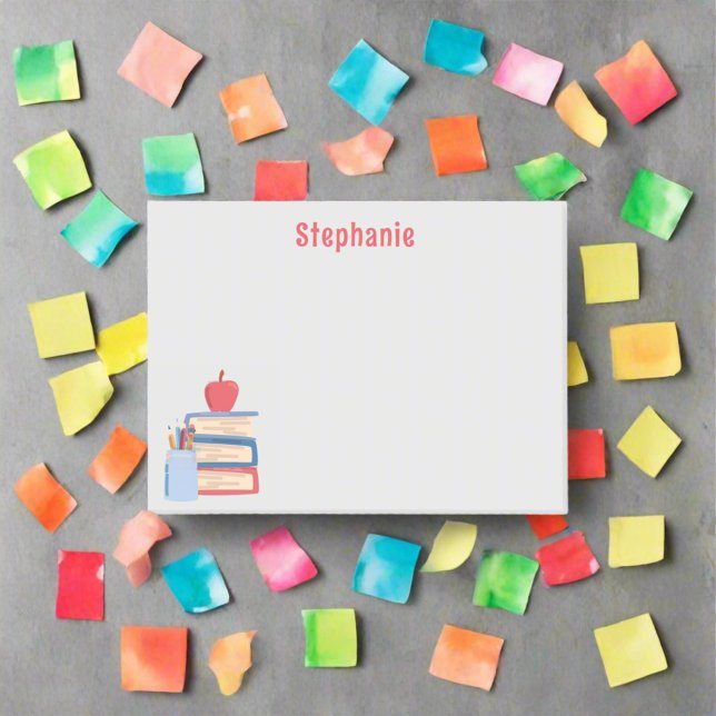 Cute Note from Desk Teacher Name Notes (Creator Uploaded)