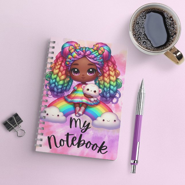 Cute Notebook / Colorful Rainbow Notebook (Creator Uploaded)