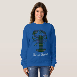 Cute Nova Scotia Lobster tartan shirt sweater