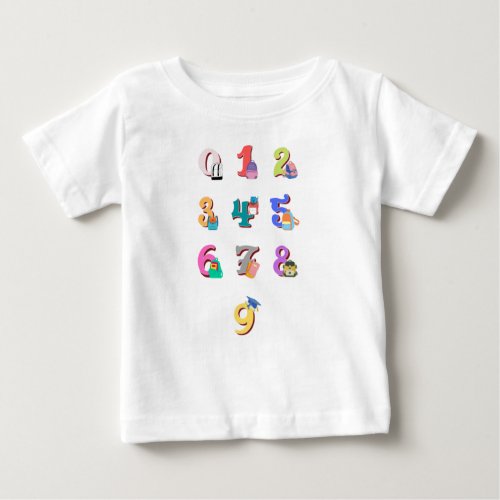 cute numberblocks boy girl  baby T_Shirt