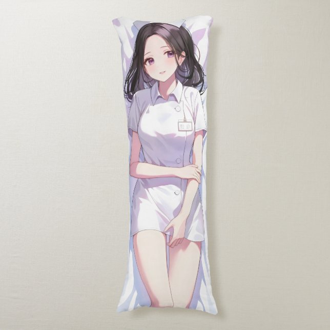 Cute Nurse Anime Body Pillow (Front Vertical)