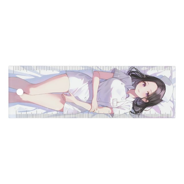 Cute Nurse Anime Ruler (Front)