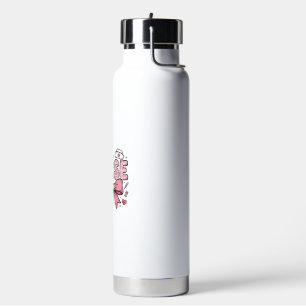 Cute Nurse Bow Heart Vector Shirt Design_1 Water Bottle