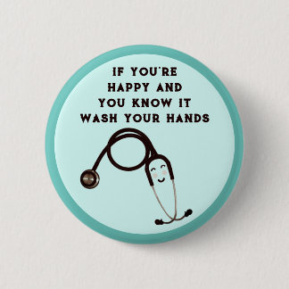 Cute Nurse Button