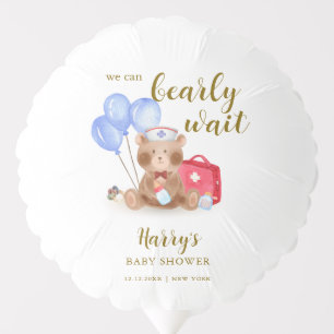 Cute Nurse Doctor Teddy Bear Balloon Baby Shower