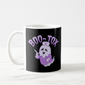 Cute Nurse Ghost with Botox Injection Funny Spooky Coffee Mug