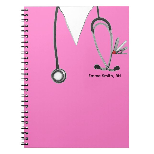 Cute Nurse Gift Ideas Notebook (Front)