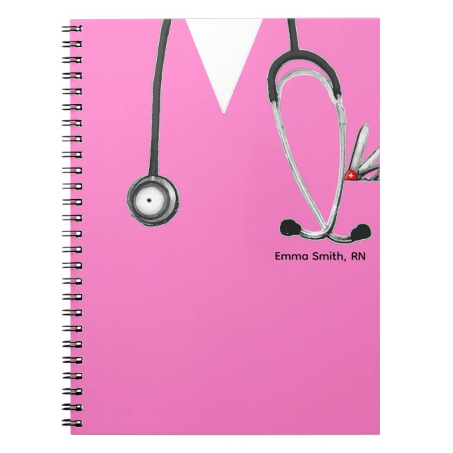 Cute Nurse Gift Ideas Notebook (Front)