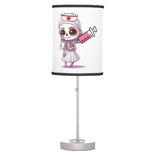 Cute nurse Halloween T_shirt   Table Lamp