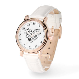 Cute Nurse heart word art Watch