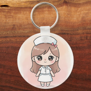 Cute Nurse Keychain