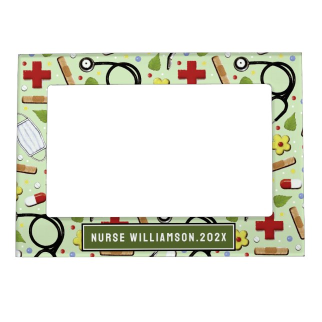 Cute Nurse Magnetic Frame (Front)