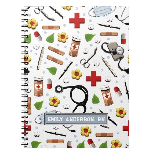 Cute Nurse Notebook (Front)