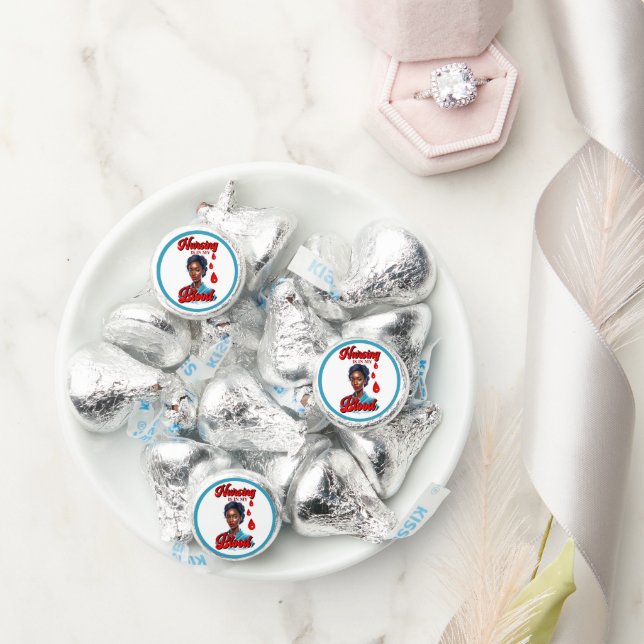 Cute Nurse Pinup_ It's in my blood Hershey®'s Kisses® (Wedding)
