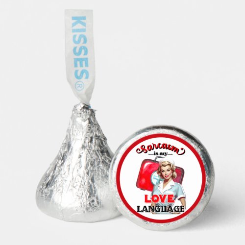 Cute Nurse Pinup_ Love Language Hersheys Kisses