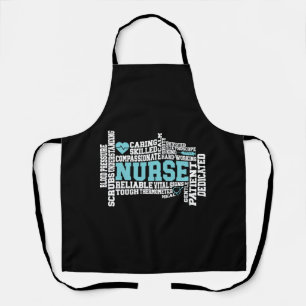 Cute Nurse RN LVN Nursing School Medical Apron