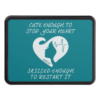 Cute Nurse take your breath away Tow Hitch Cover