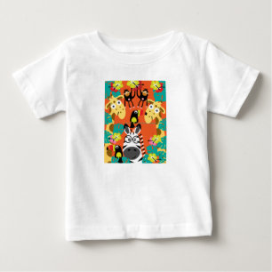 Cute nursery jungle animals decor  baby T-Shirt