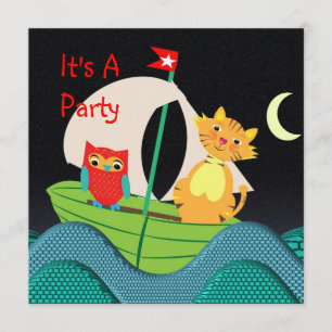 Cute Nursery Rhyme Themed Party Invitation